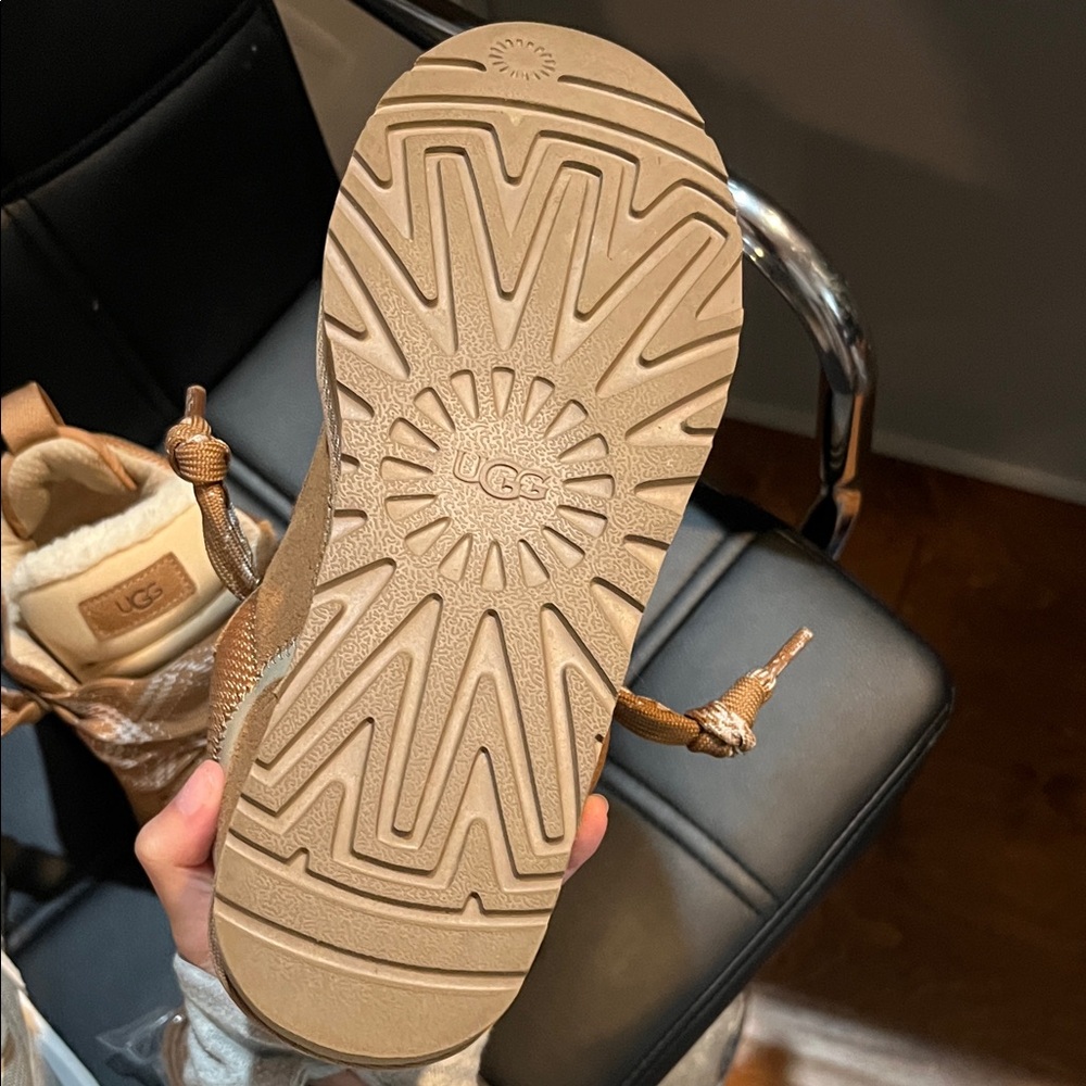 UGG Brown Sneakers with Plush Lining - Picture 2 of 4